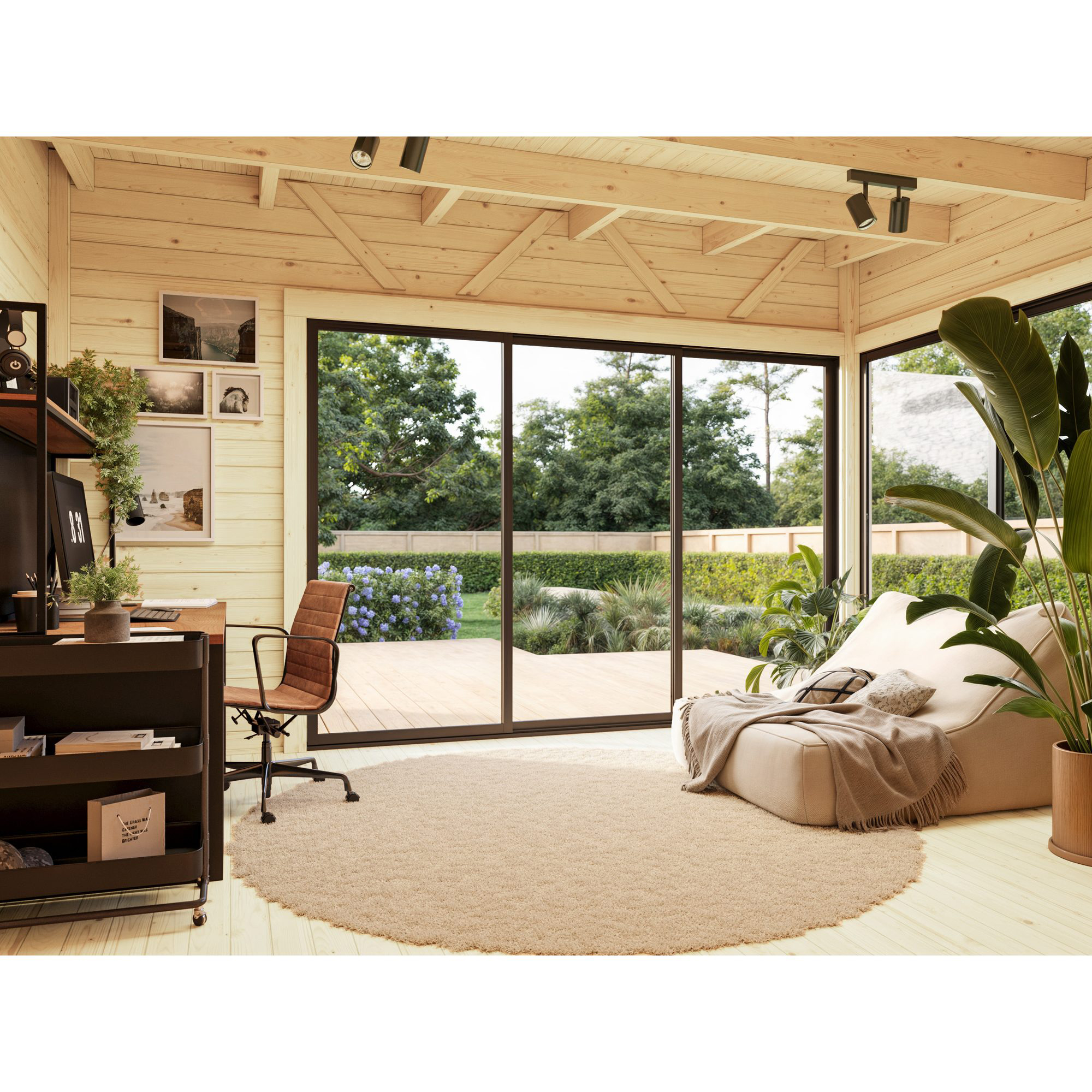 Hagestue Palmako Andrea 15,9 m² Slide Plus (inv. 15,2 m²)
