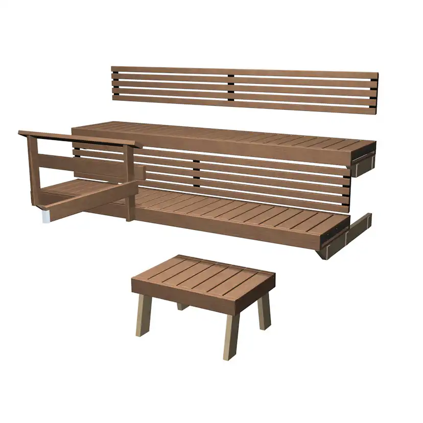 Badstubenk Harvia Formula 22 v.b. Osp Komplett Sett