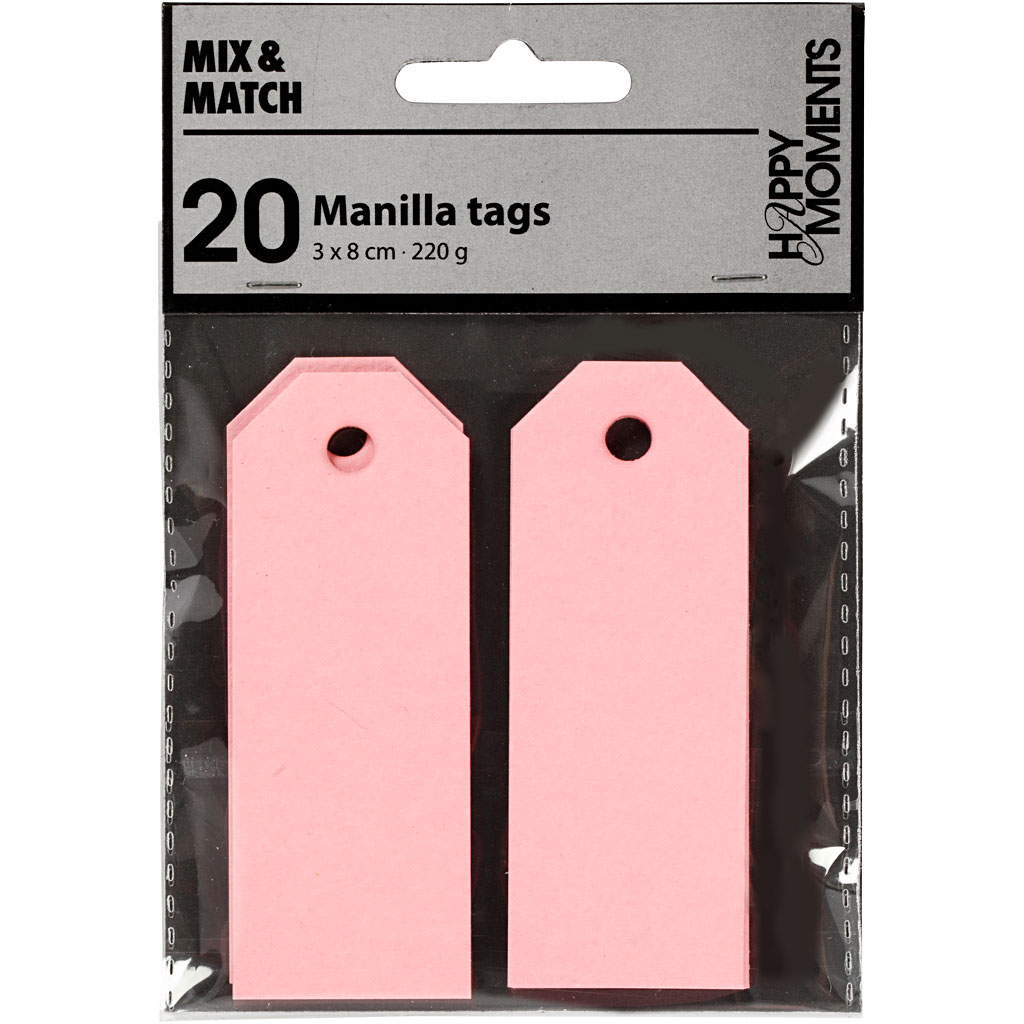 Manillamerker Creativ Company Str 3x8 cm 220 g 20 St/1 Pk