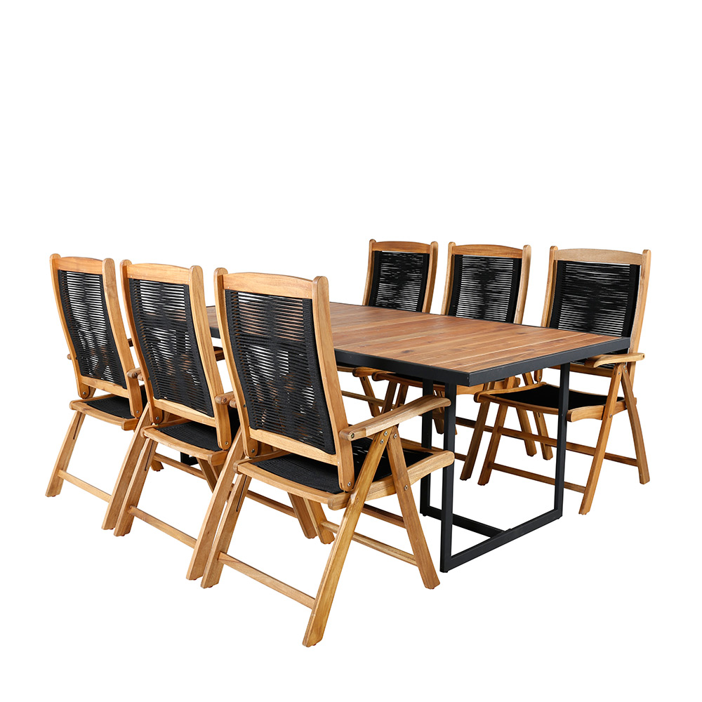 Spisegruppe Venture Home King med 6 Peder Spisestoler