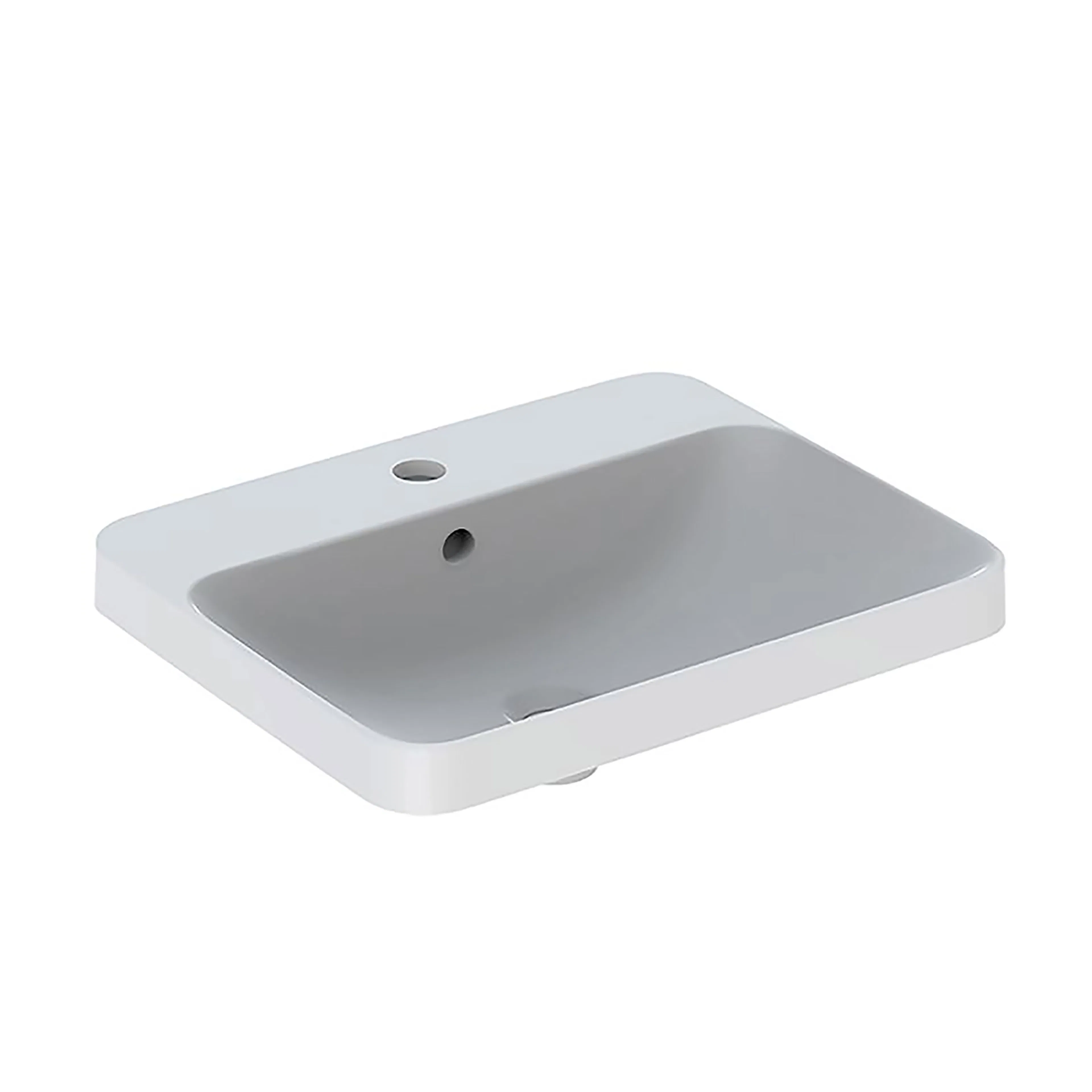 Tvättställ Geberit Variform 550 mm Infälld Rektangulärt Kant Med Bräddavlopp