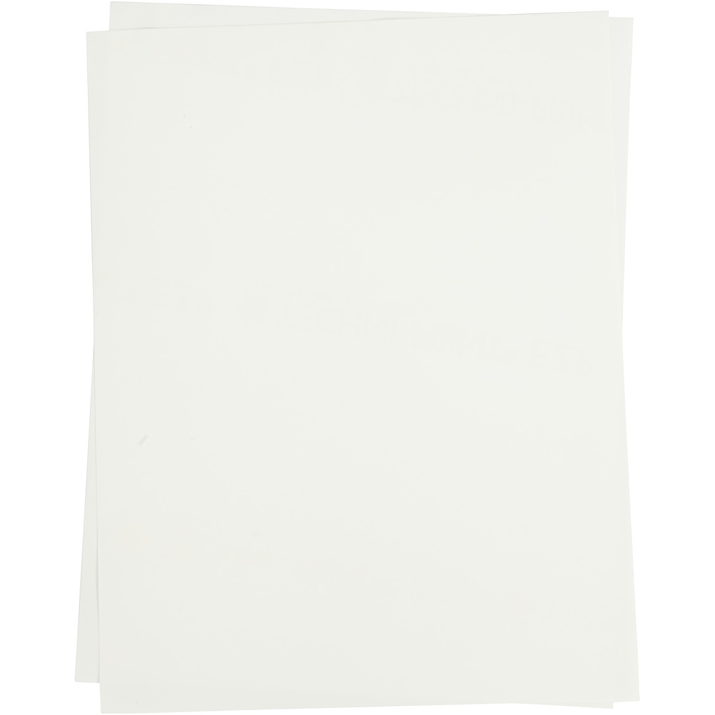 Overføringsark Creativ Company Transparent 21,5X28 cm til Lys Tekstil 5 Ark/1 Pk