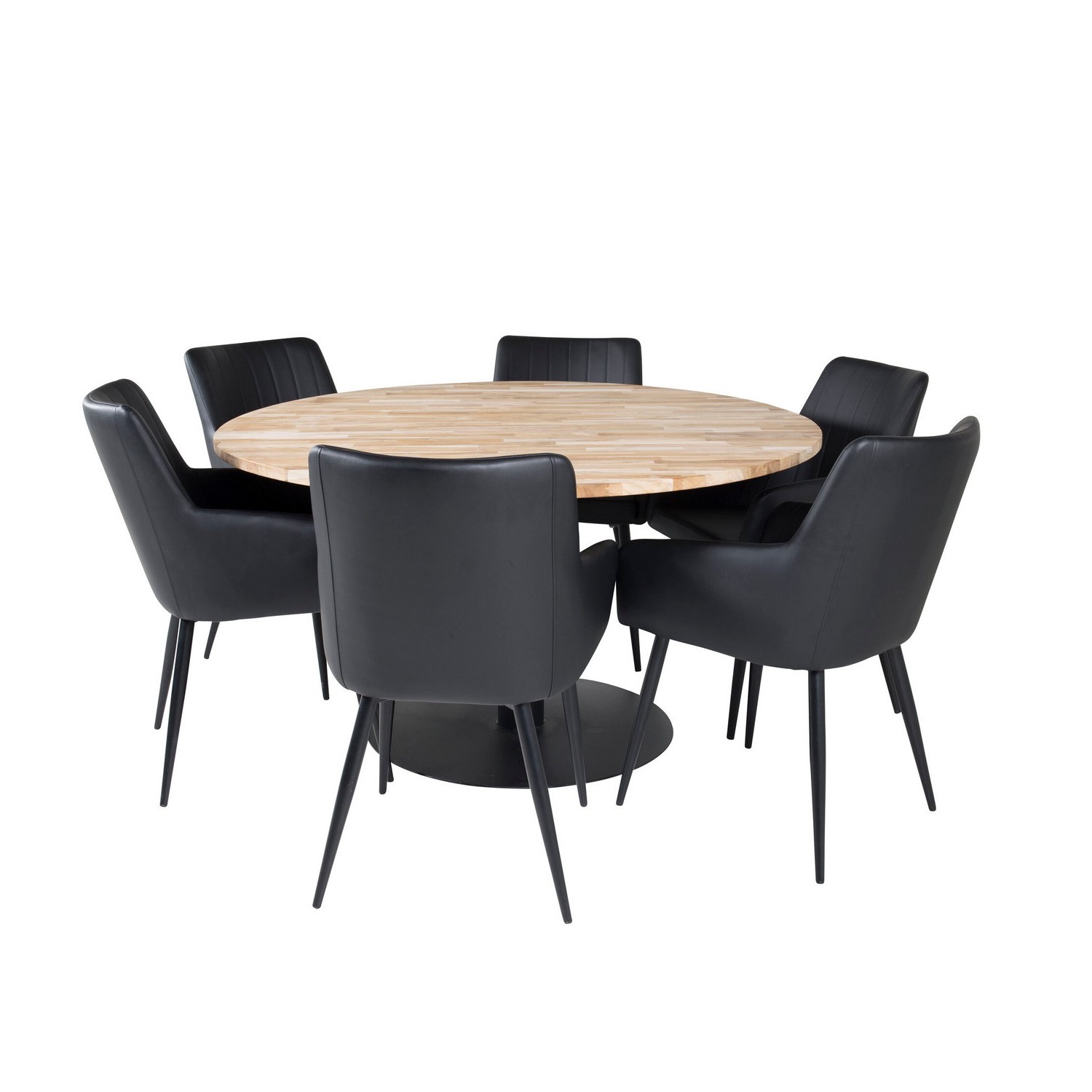 Spisegruppe Venture Home Cirebon med 6stk Comfort Stoler