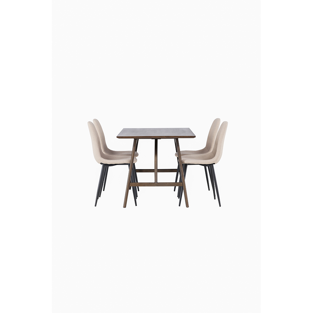 Spisegruppe Venture Home Kaseidon med 4 stk Polar Stoler