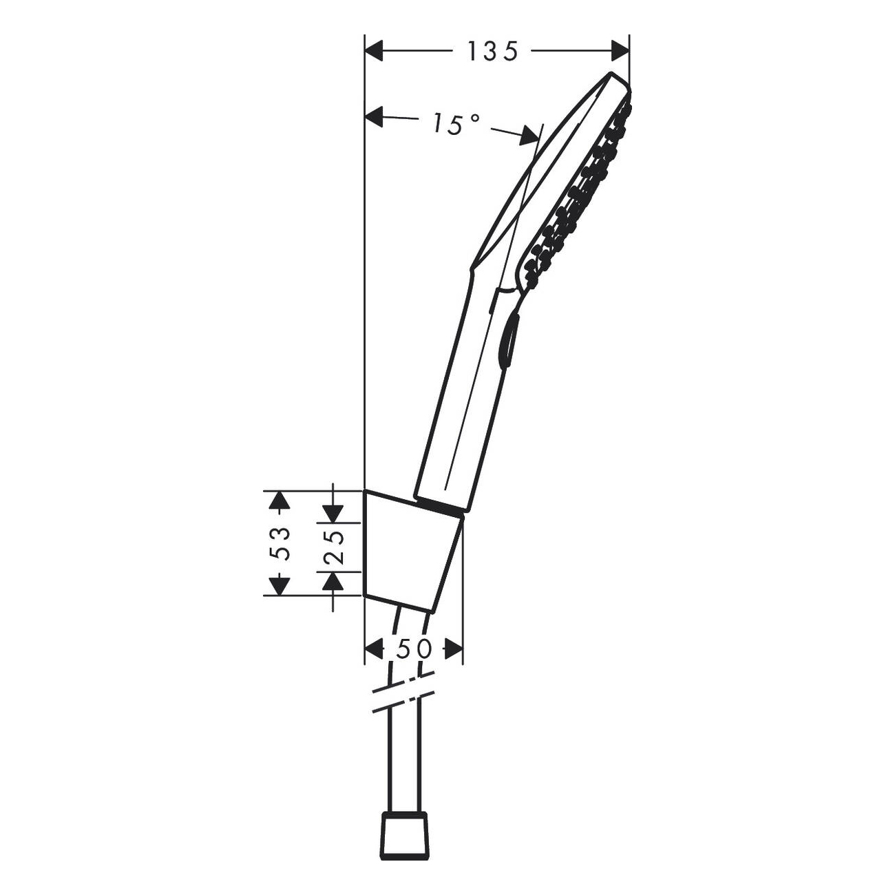 Dusjholdersett Hansgrohe Raindance Select E