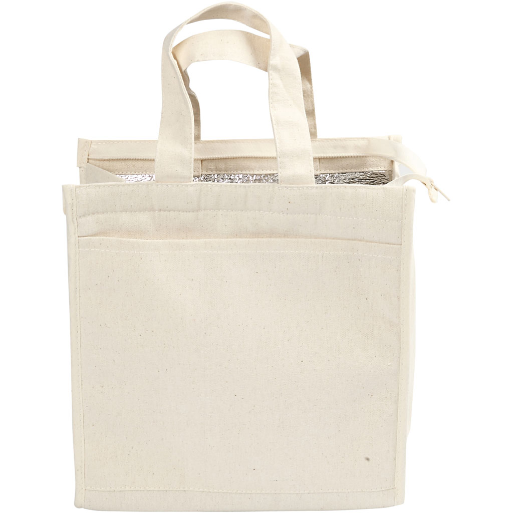 Kjølebag Creativ Company Str 25x24x12 cm Natur 1 Stk