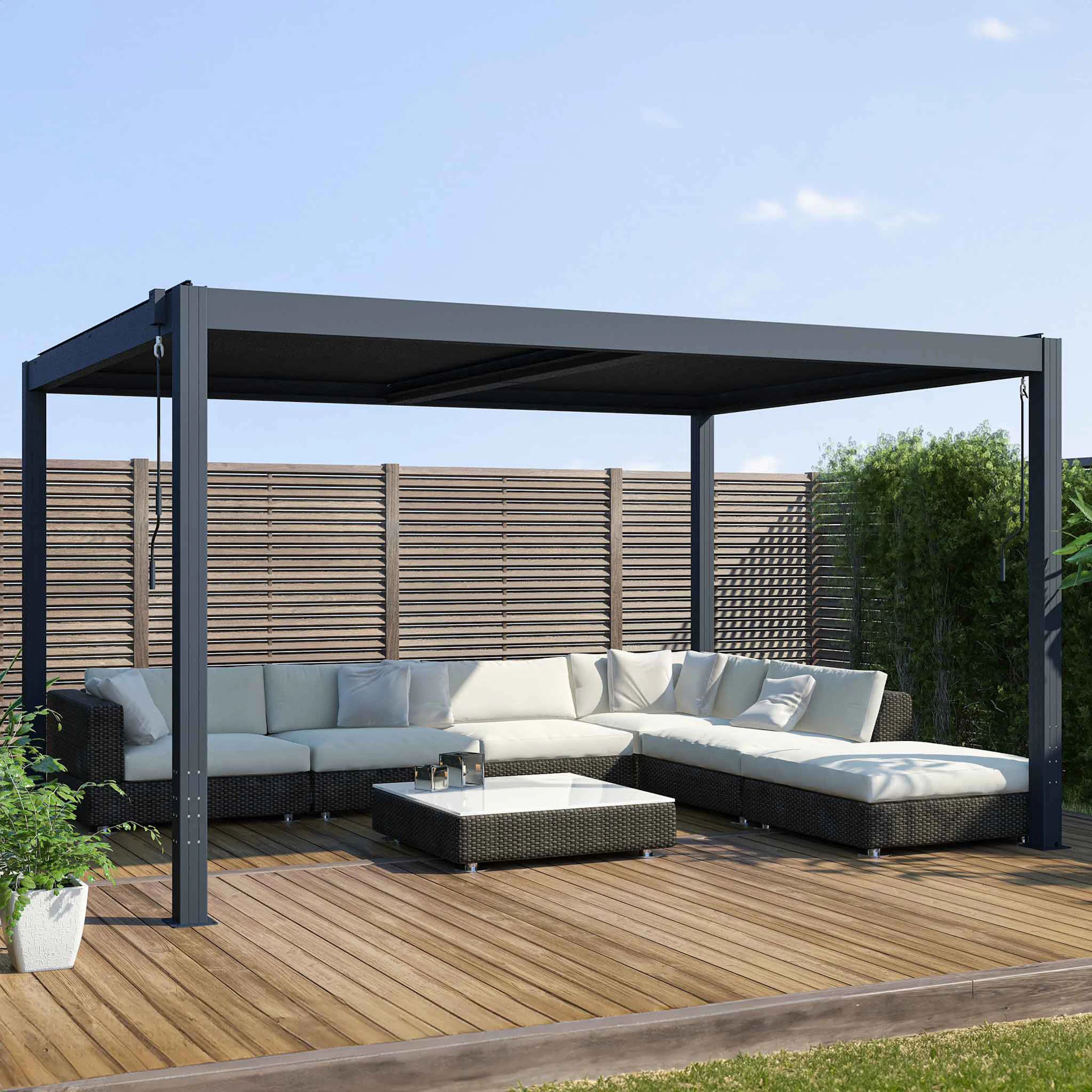 Pergola Fornorth Lounge 4x3m