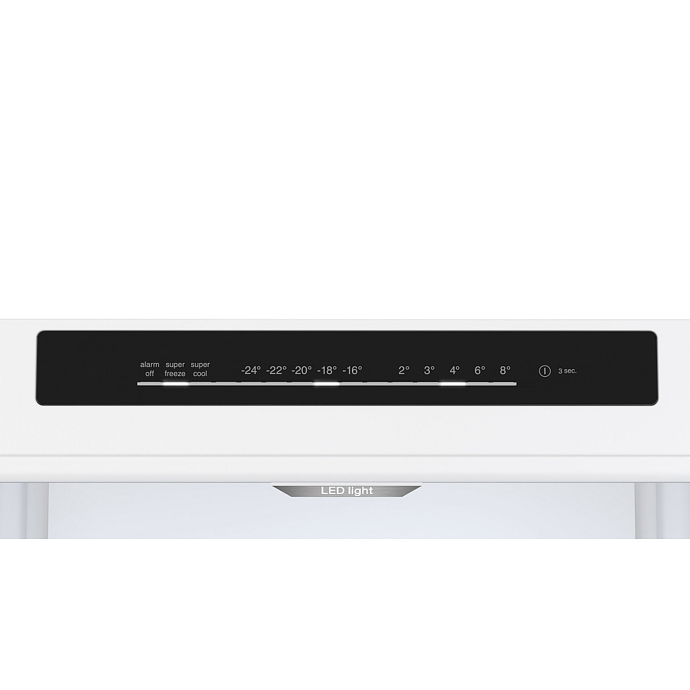Frittstående Kjøleskap/Fryser Bosch Serie 4 KGN392WDF Hvit Med Smart Oppbevaring