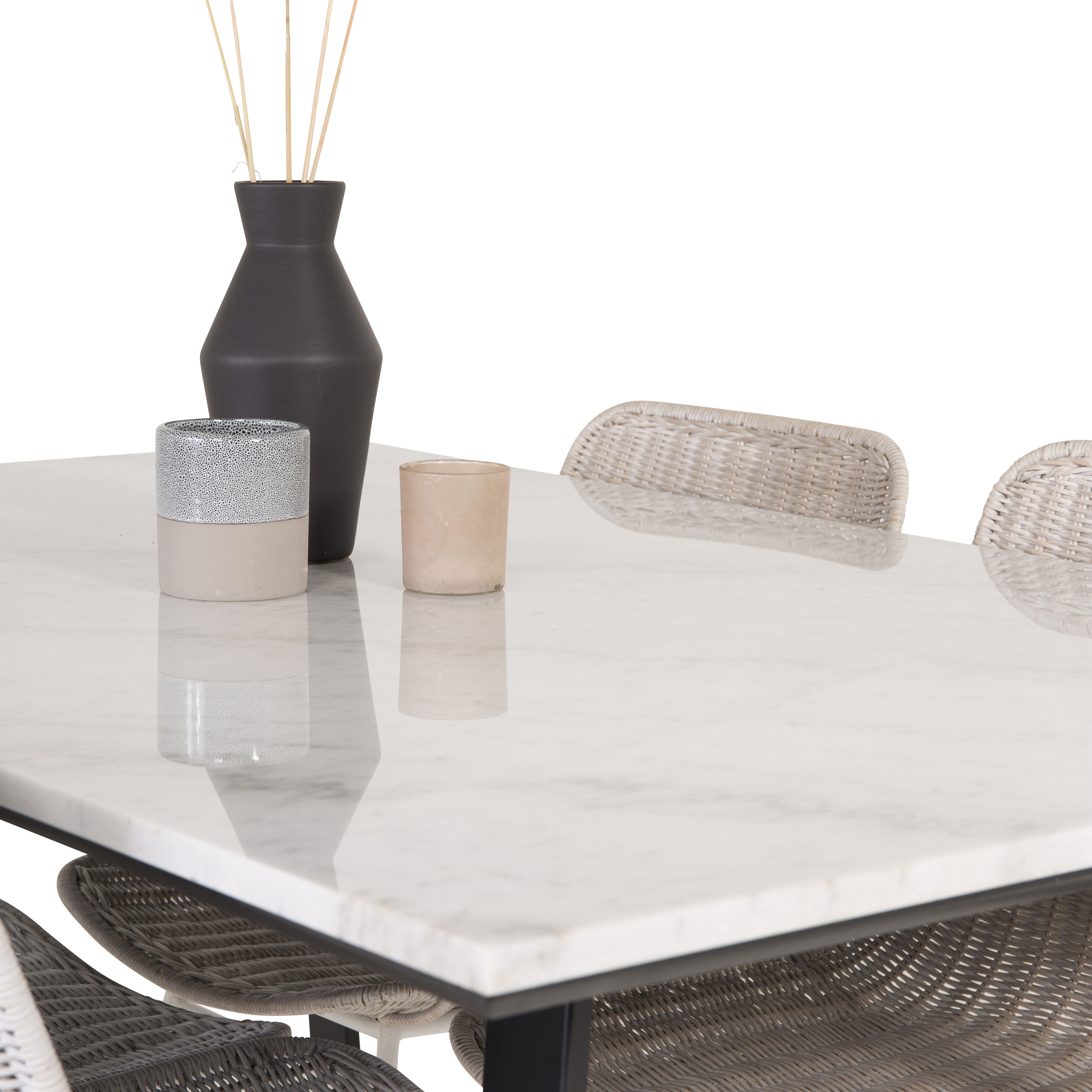 Spisegruppe Venture Home Estelle 140 med 4 Cornelia Stoler