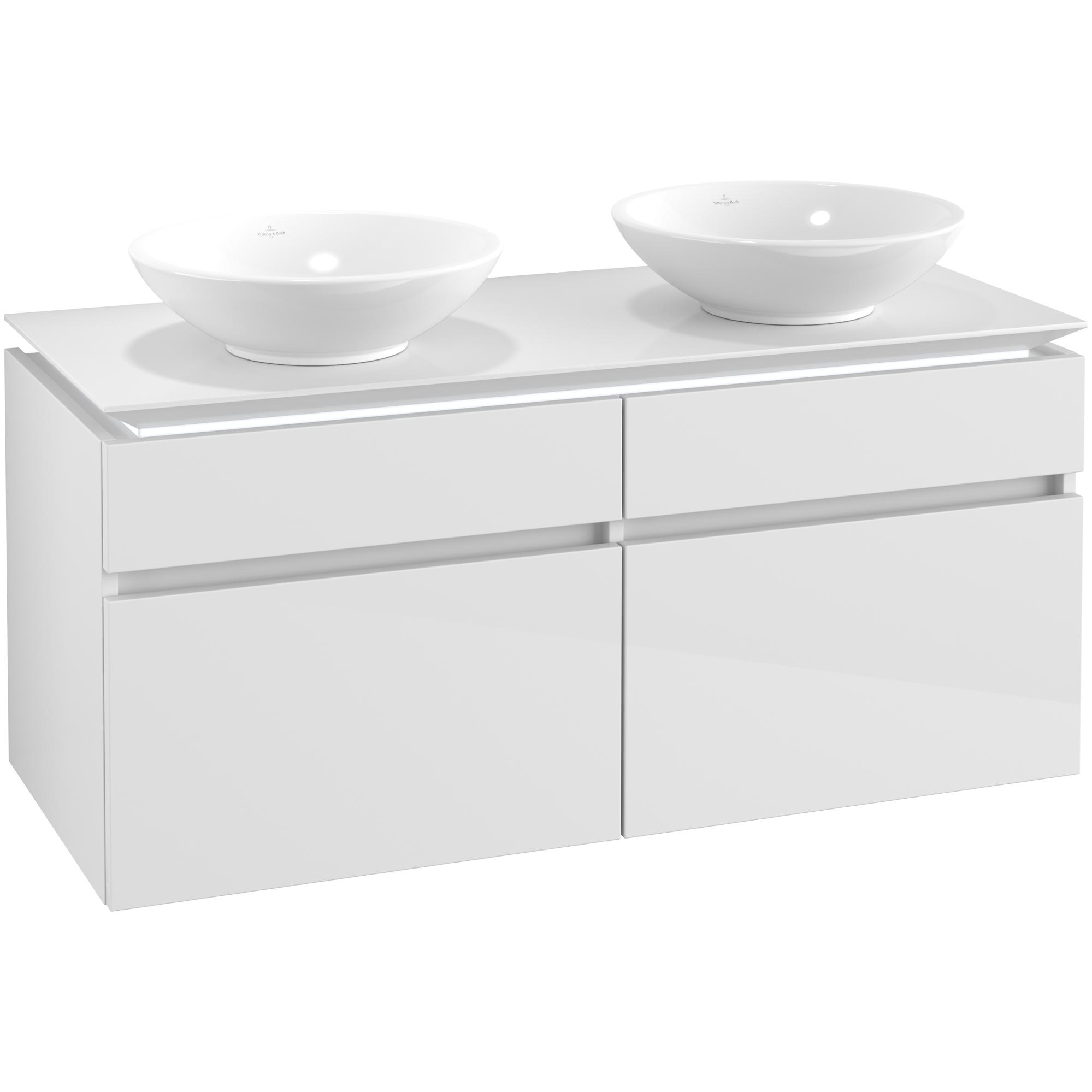 Tv&auml;ttst&auml;llssk&aring;p Villeroy & Boch Legato 1200 med 4 L&aring;dor f&ouml;r Tv&aring; Ytmonterade Tv&auml;ttst&auml;ll