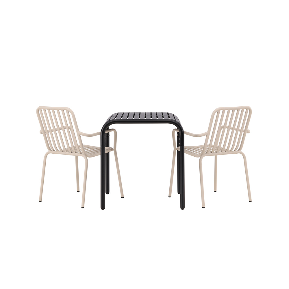 Cafégruppe Venture Home Borneo Bord med 2 Peking Stoler