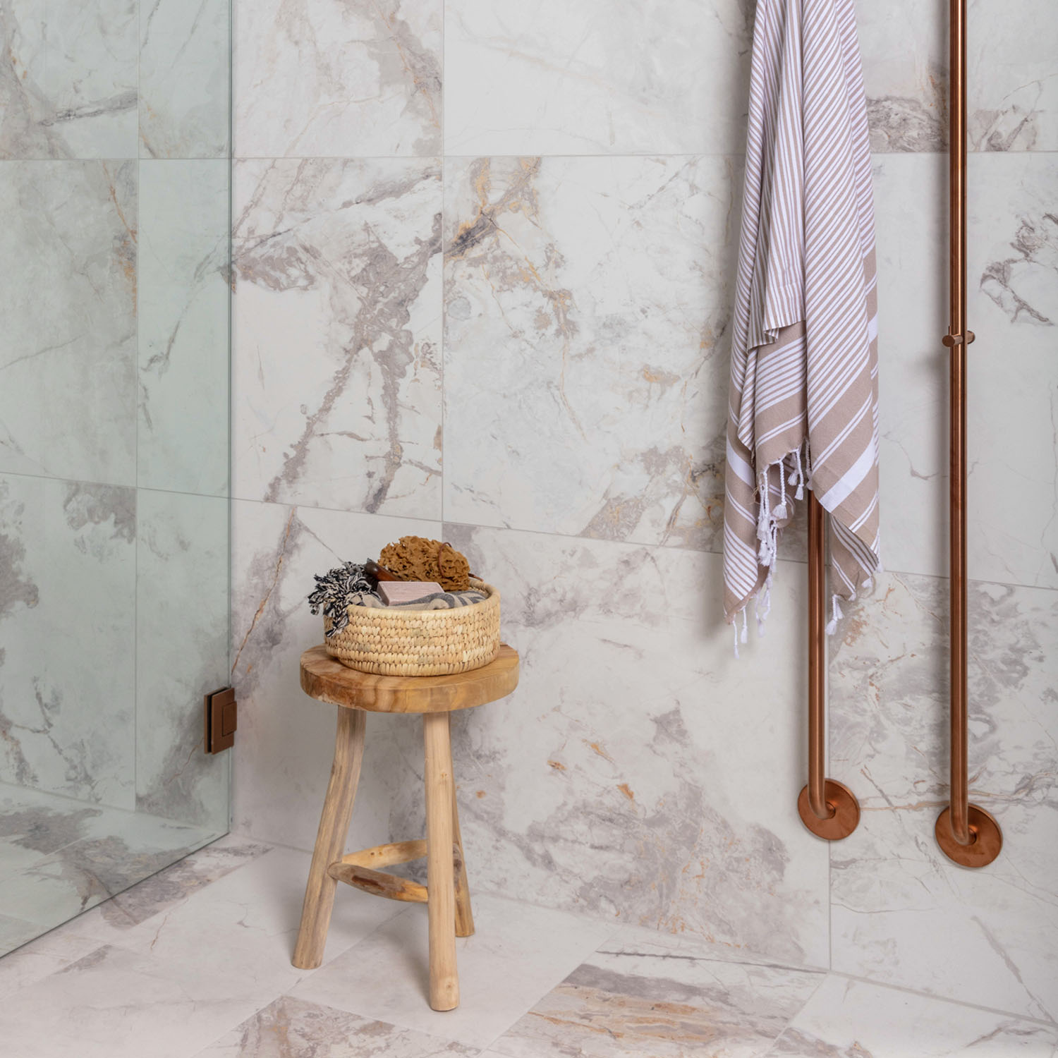 Klinker Astor Ceramiche Golden Age Hvit 60x60 cm