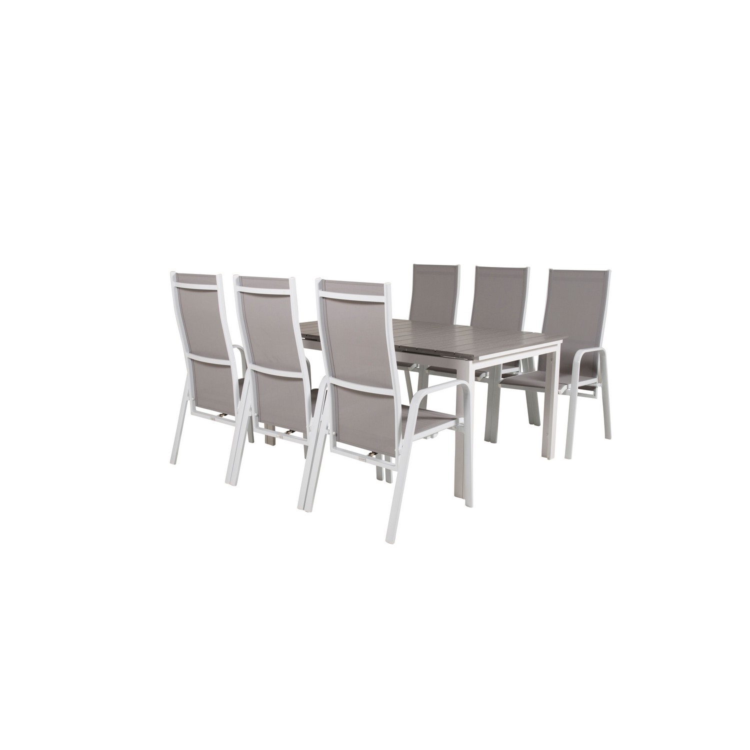 Spisegruppe Venture Home Lova 160/240 med 6 Copacabana Stoler