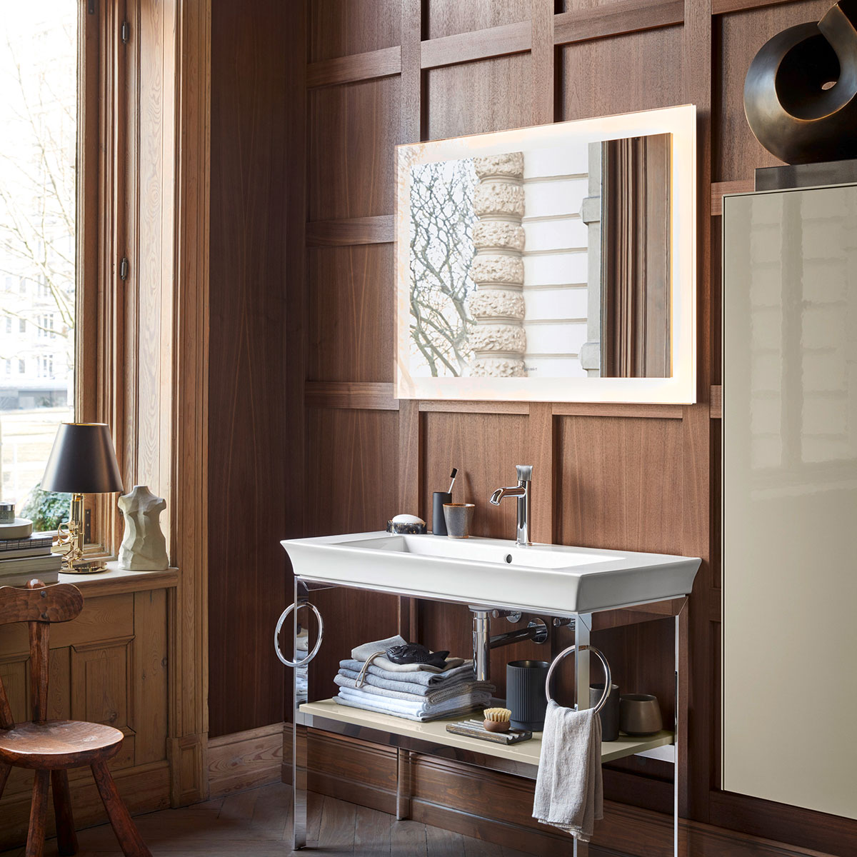 Servant Duravit White Tulip Hvit Høyblank