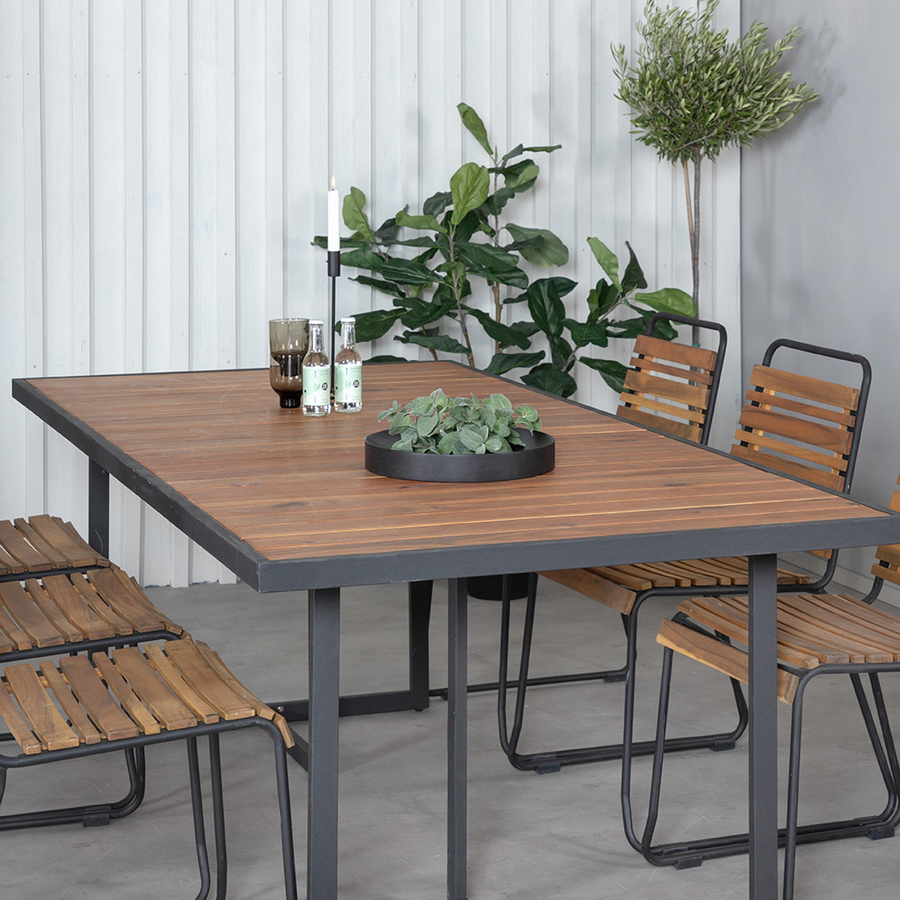 Spisegruppe Venture Home King med 6 Billy Spisestoler