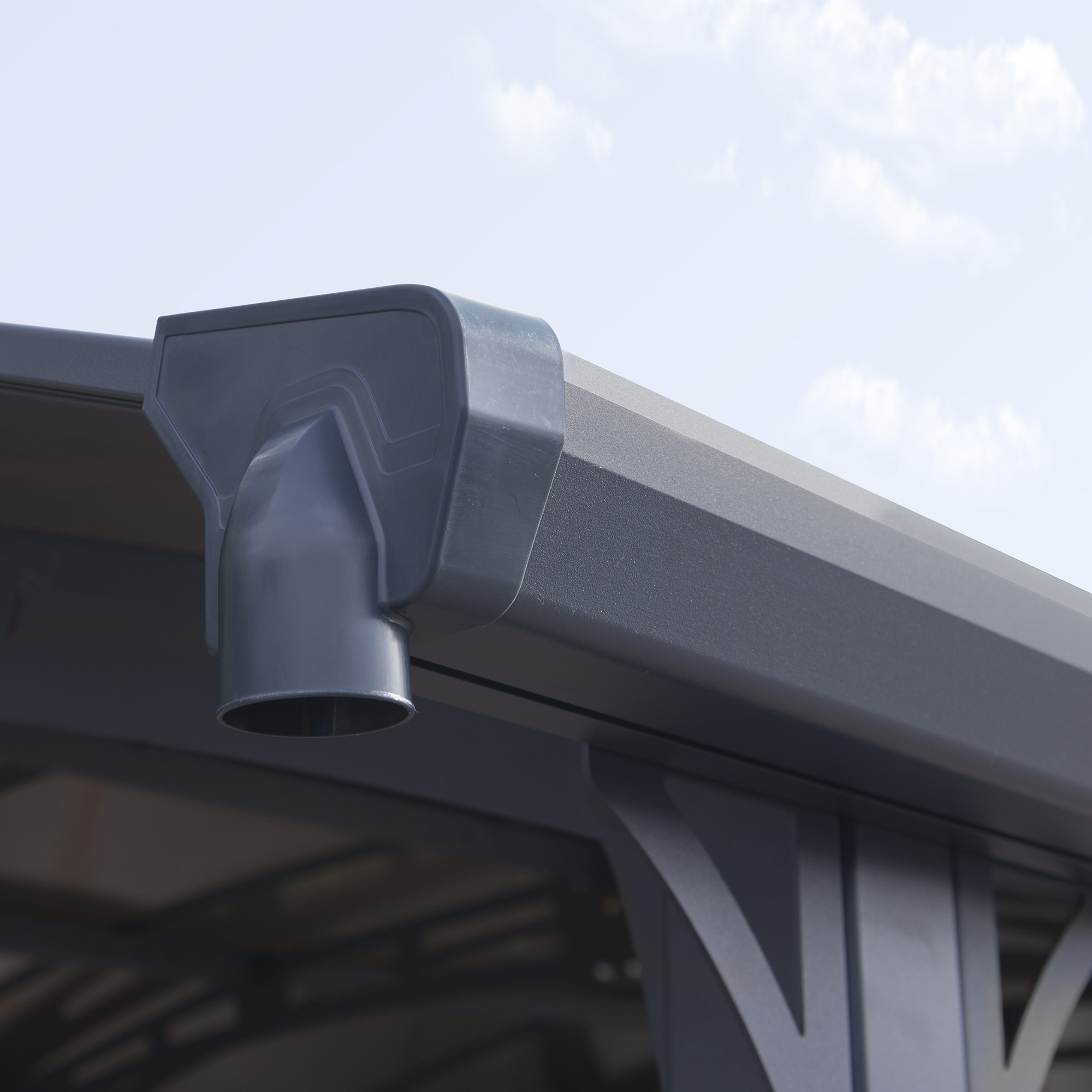 Dobbel Carport Canopia av Palram Arcadia i Metall 3,6x11 m