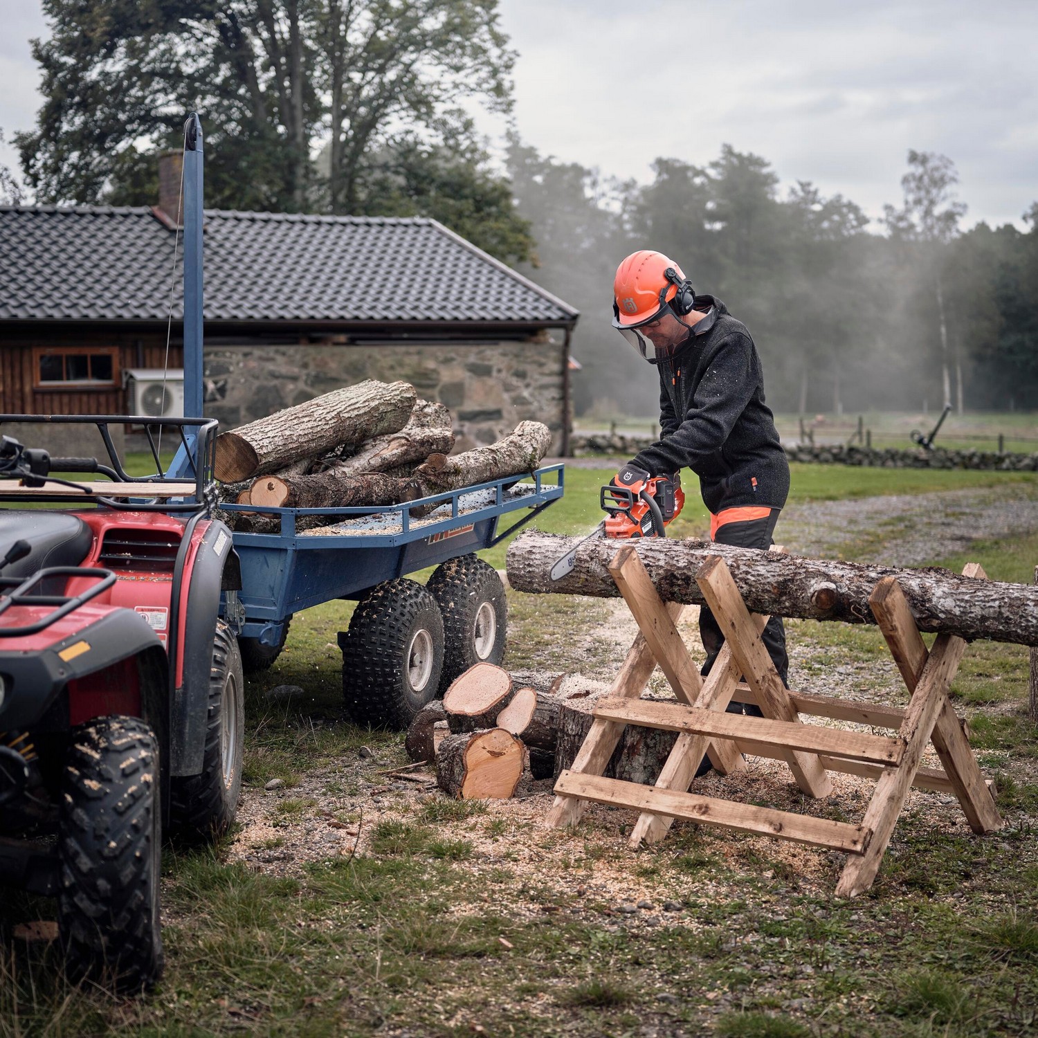 Motorsag Husqvarna 435i Uten Batteri & Lader