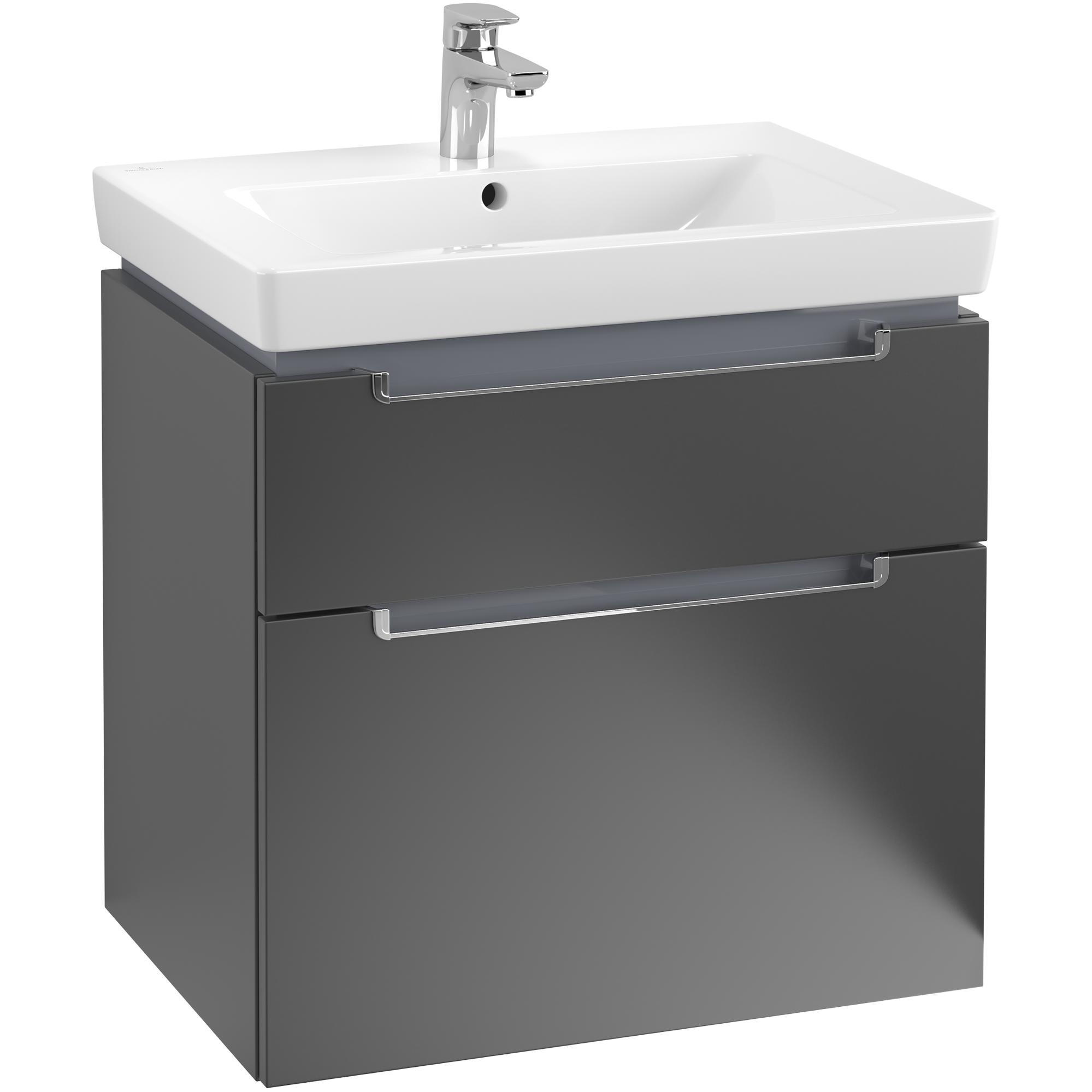 Tvättställsskåp Villeroy & Boch Subway 2.0 med 2 Lådor | badrum - badrumsmobler - tvattstallsskap-och-kommod | KakelKungen
