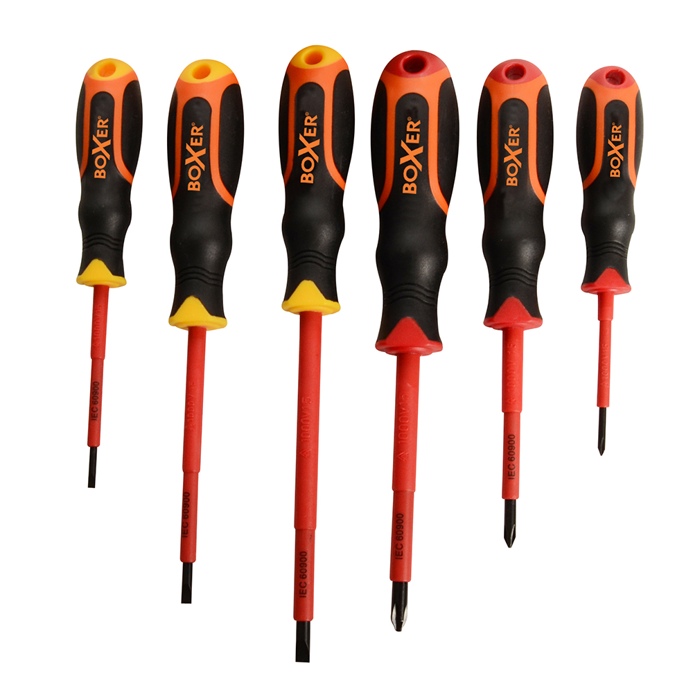 Skrutrekkersett Boxer VDE 6-deler