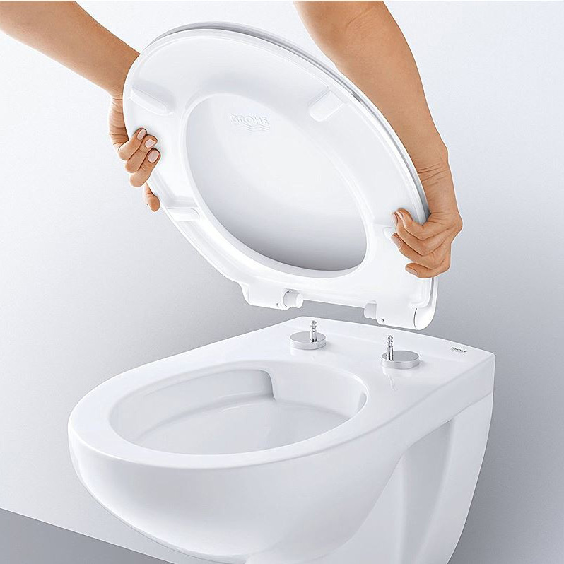 Toalettsits Grohe Bau Ceramic 39493 Mjukstängande