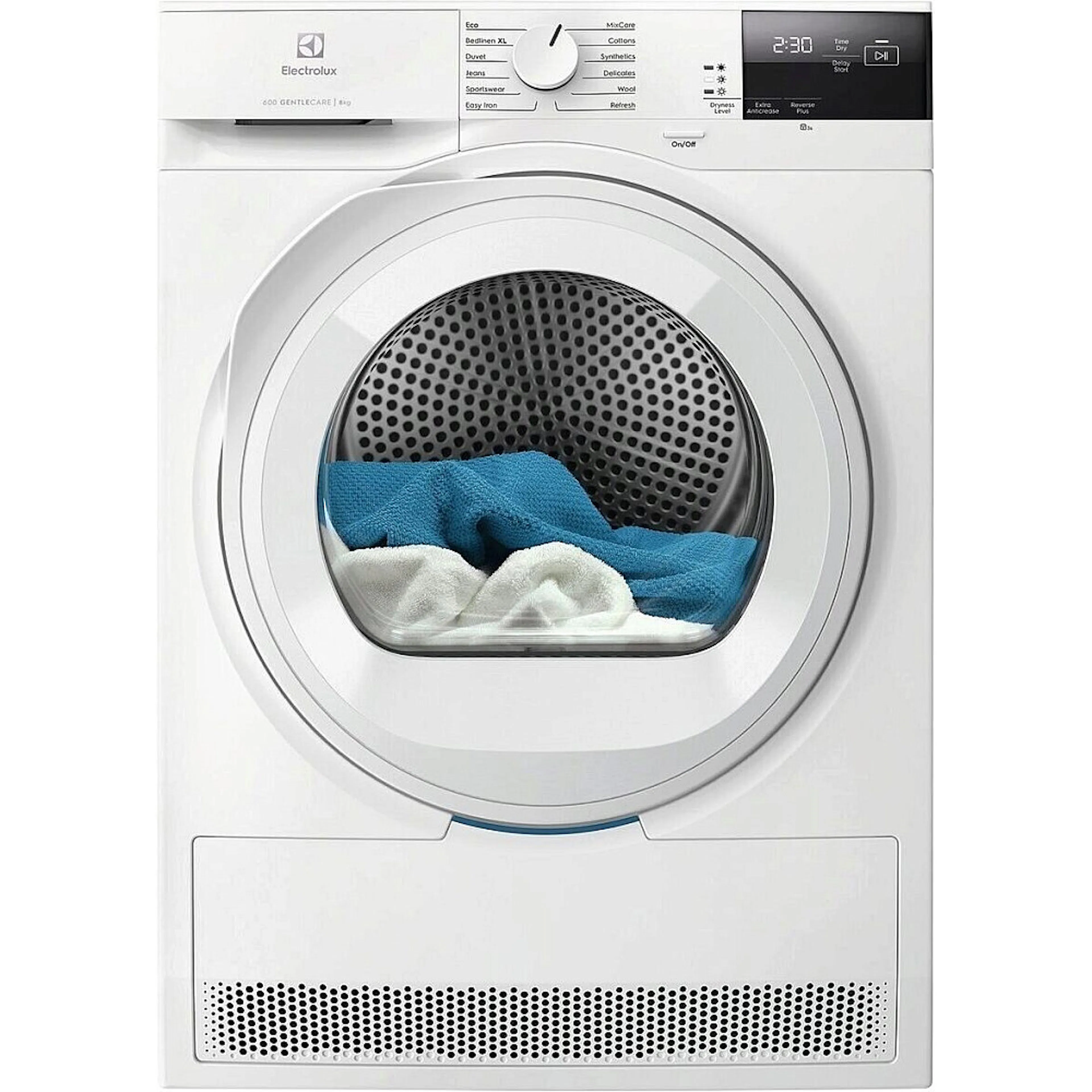 Varmepumpetrommel Electrolux EDI621O85O med GentleCare og SensiCare Teknologi