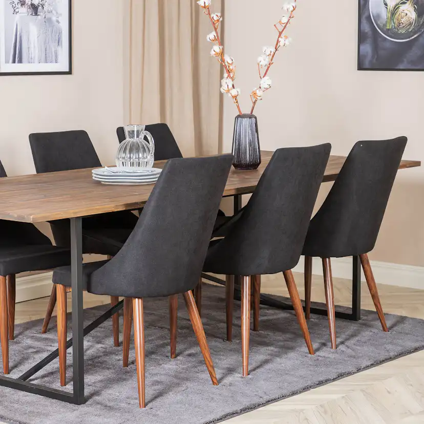 Spisegruppe Venture Home Peo med 6 Laura Stoler