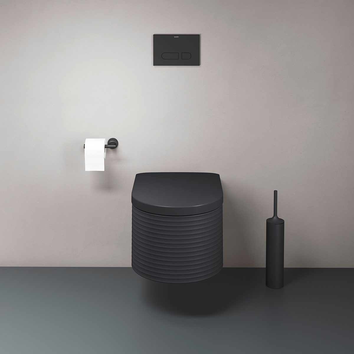 Vägghängd Toalettstol Duravit Millio Grooves