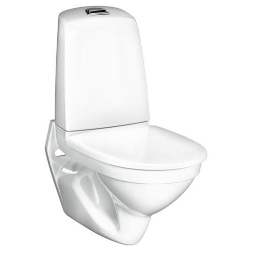 Vägghängd Toalettstol Gustavsberg Nautic 1522 Hygienic Flush | badrum - toalettstol - vagghangd-toalett | KakelKungen