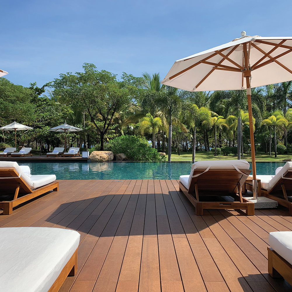 Bambutrall Dasso CTECH-Trall Bred Utegolv med Rillad Yta