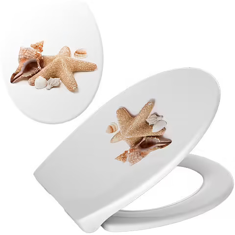 Toalettsete Duschy Shell Lux