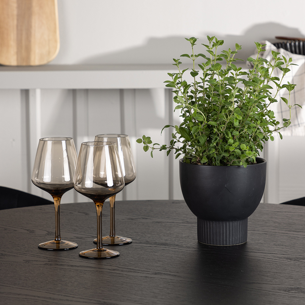 Spisegruppe Venture Home Olivia Ø110 cm med 4 stk Selma Stoler