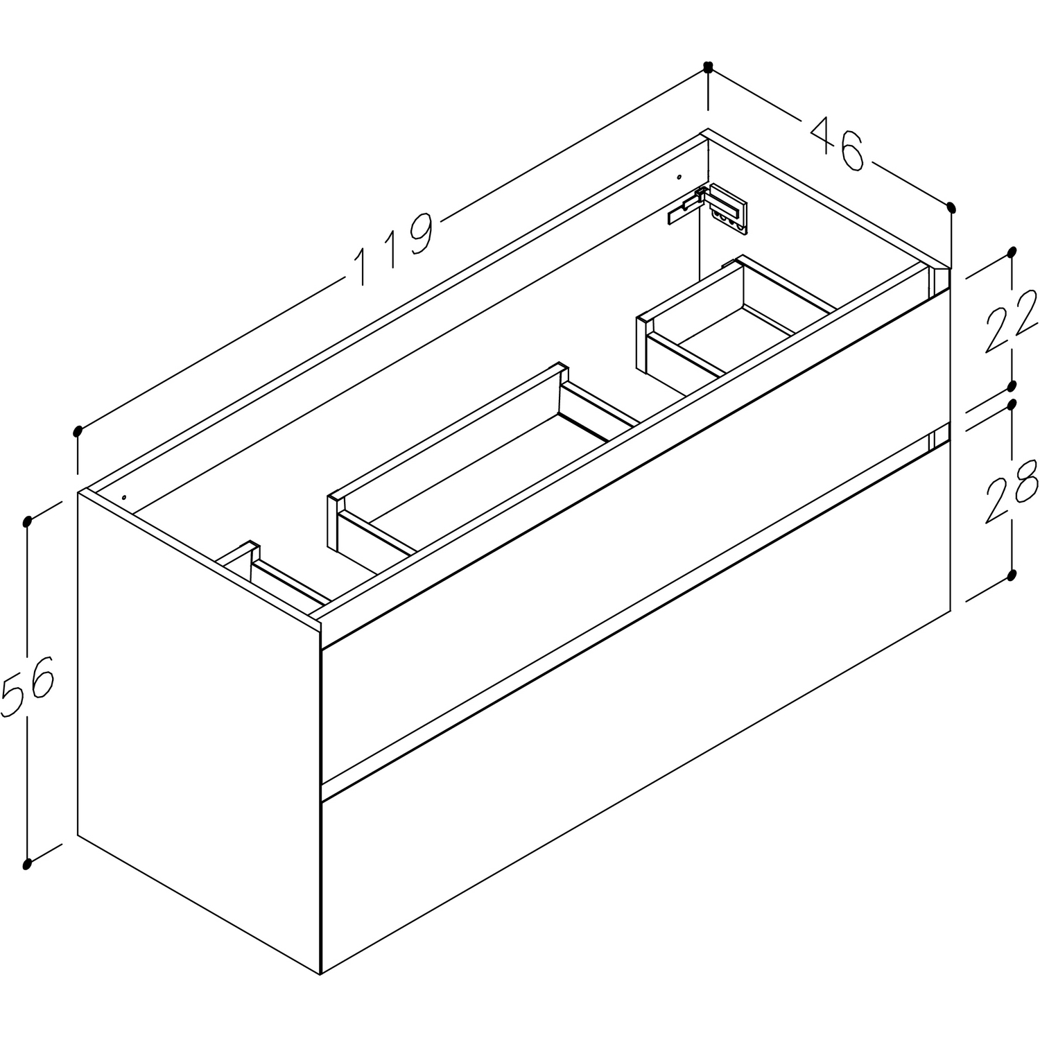 Servantskap Korsbakken Loft for Dobbel Servant