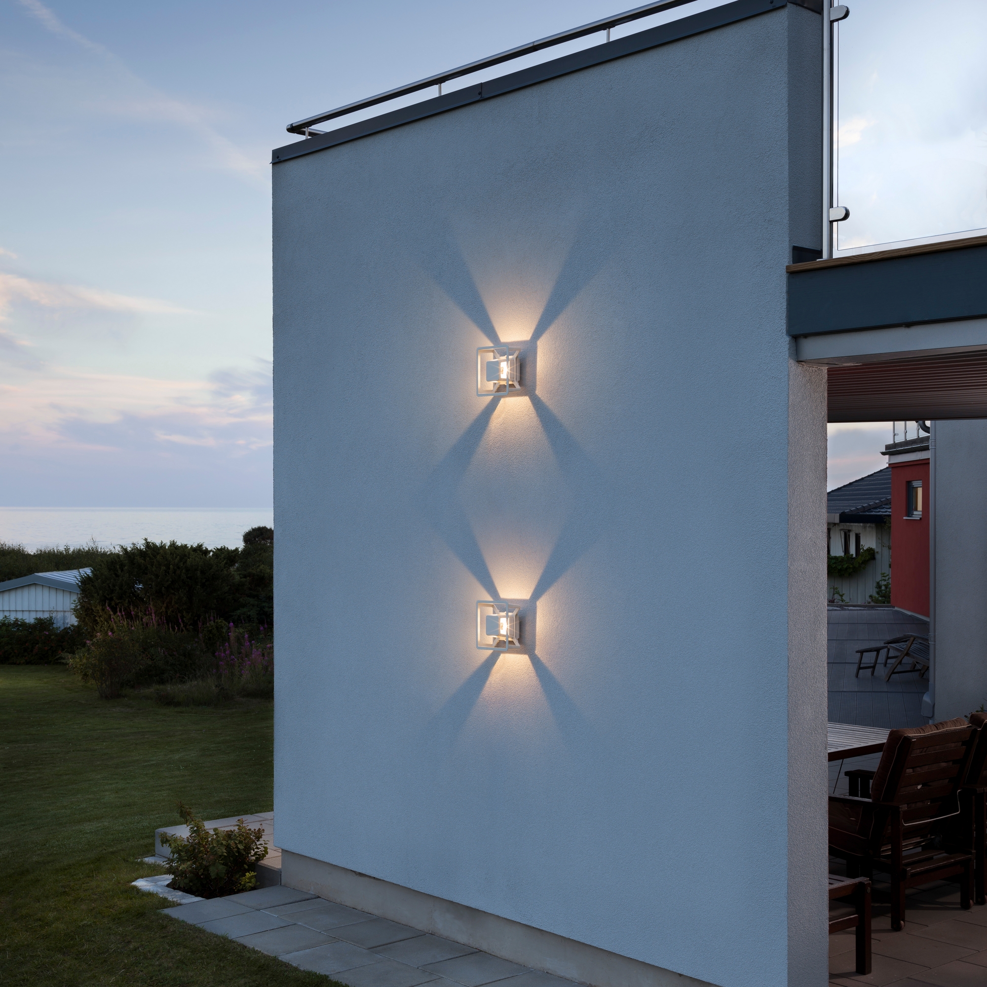 Vegglampe Gnosjö Konstsmide Pescara Ramme LED 3W