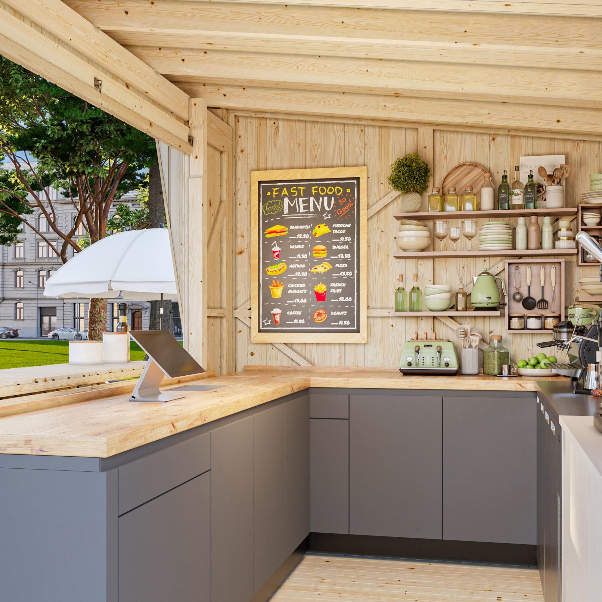 Kiosk Palmako Kira 7,7 m2