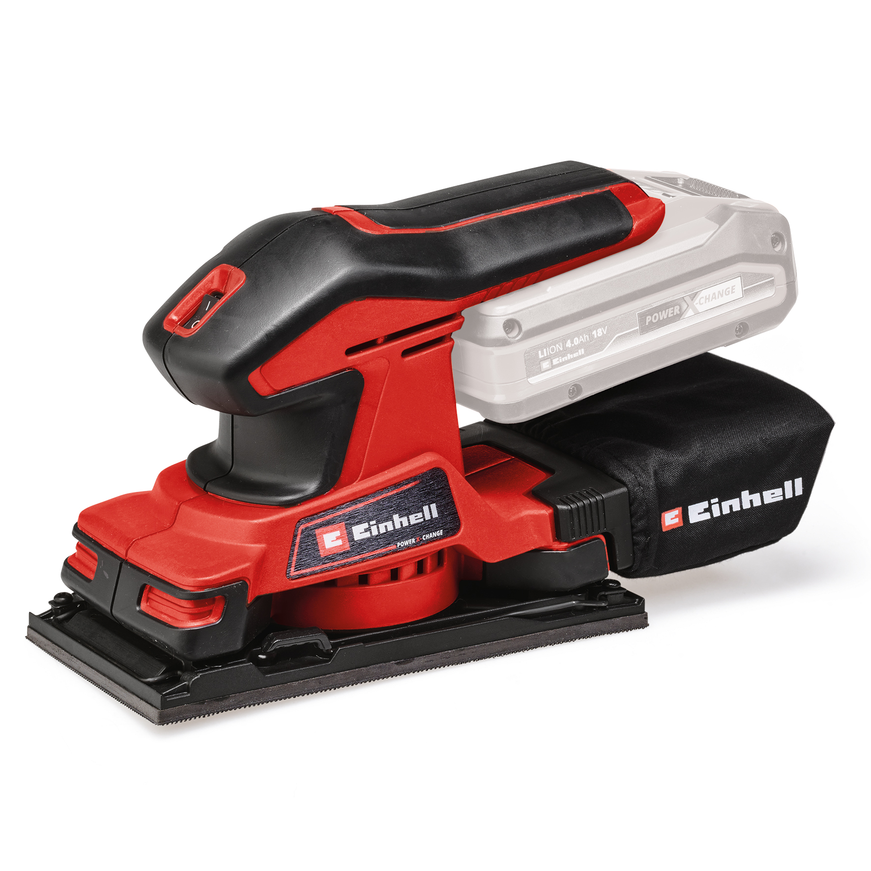 Slipemaskin Einhell TC-OS 18/187 Li 18V Uten Batteri og Lader