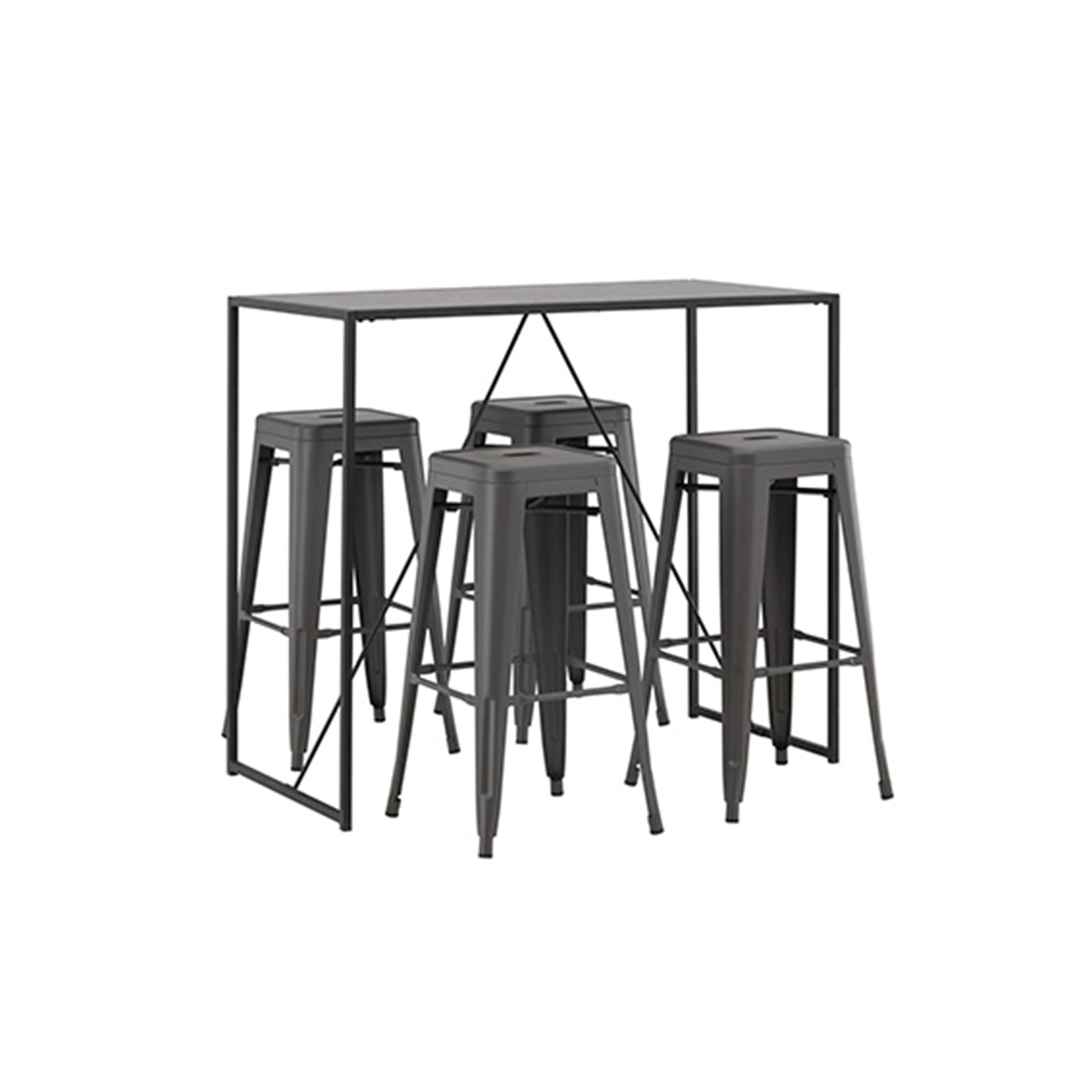 Spisegruppe Venture Home Brea med 4 Tempe Stoler