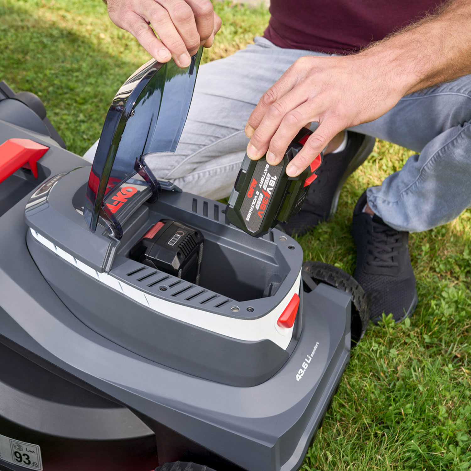 Gressklipper AL-KO 43.6 Li Comfort med Batteri og lader