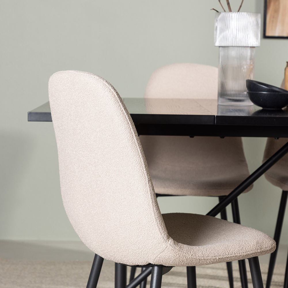 Spisegruppe Venture Home Astrid med 6 Polar Stoler