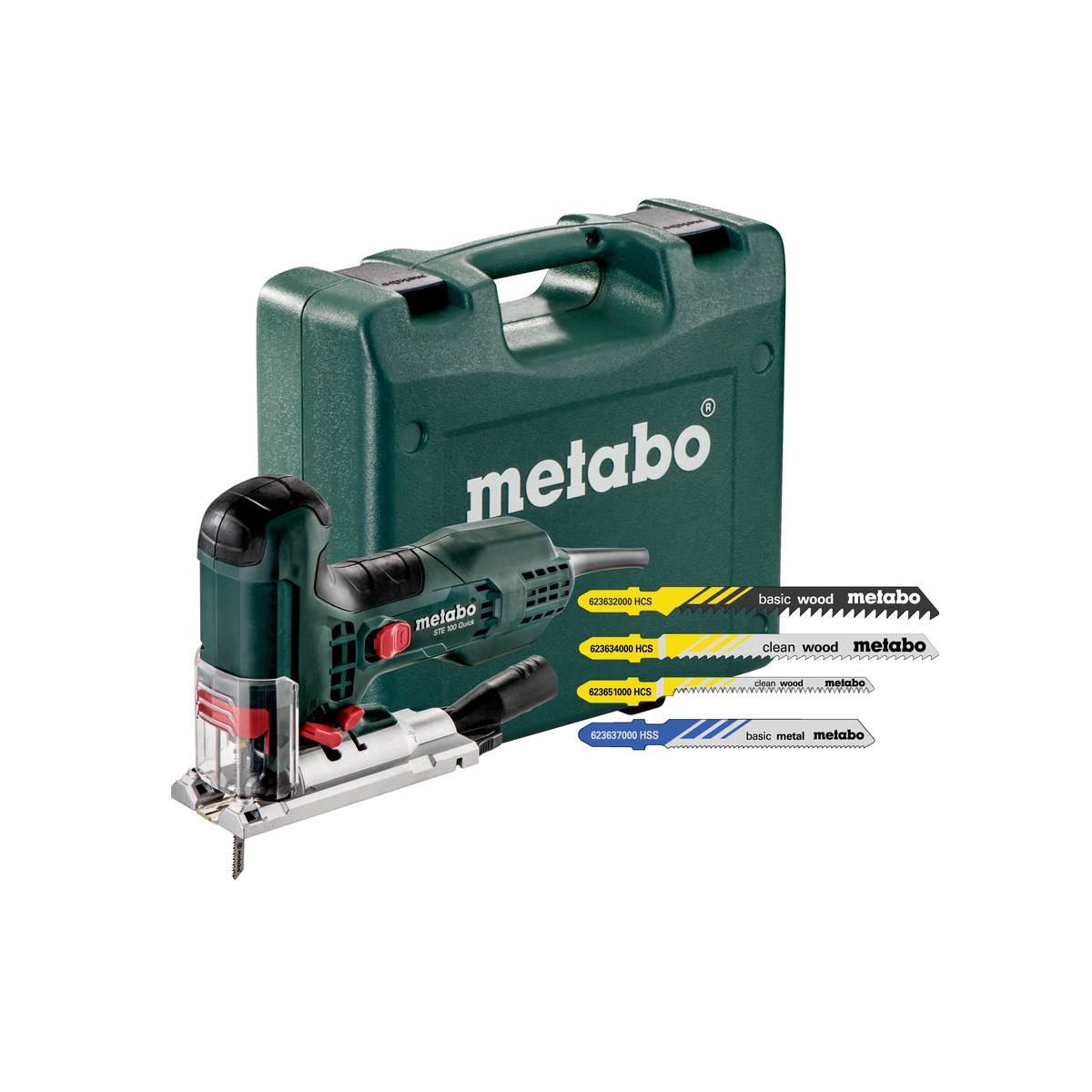 Stikksag Metabo STE 100 Q 20 BLADER