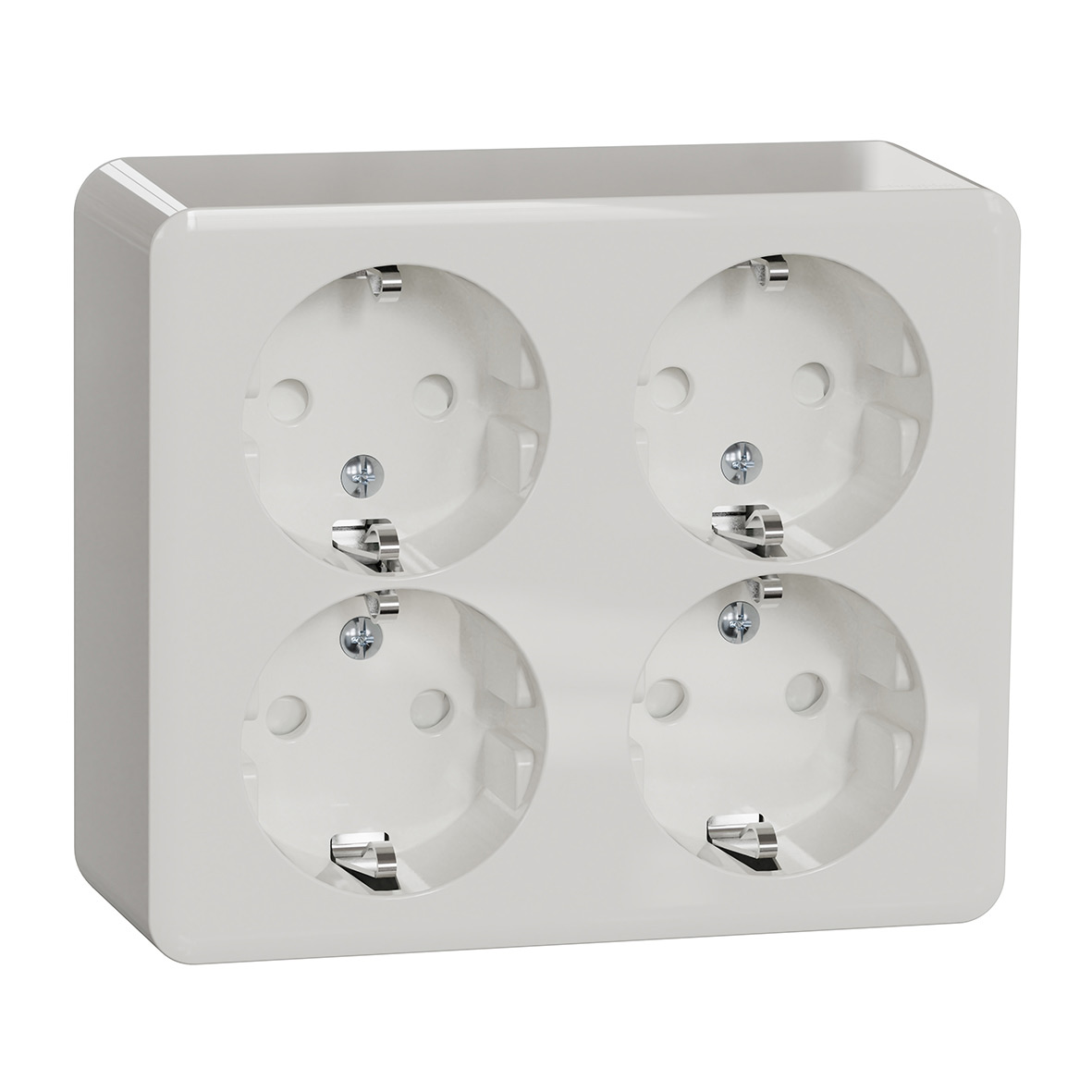 Stikkontakt Schneider Electric Exxact 4-Veis