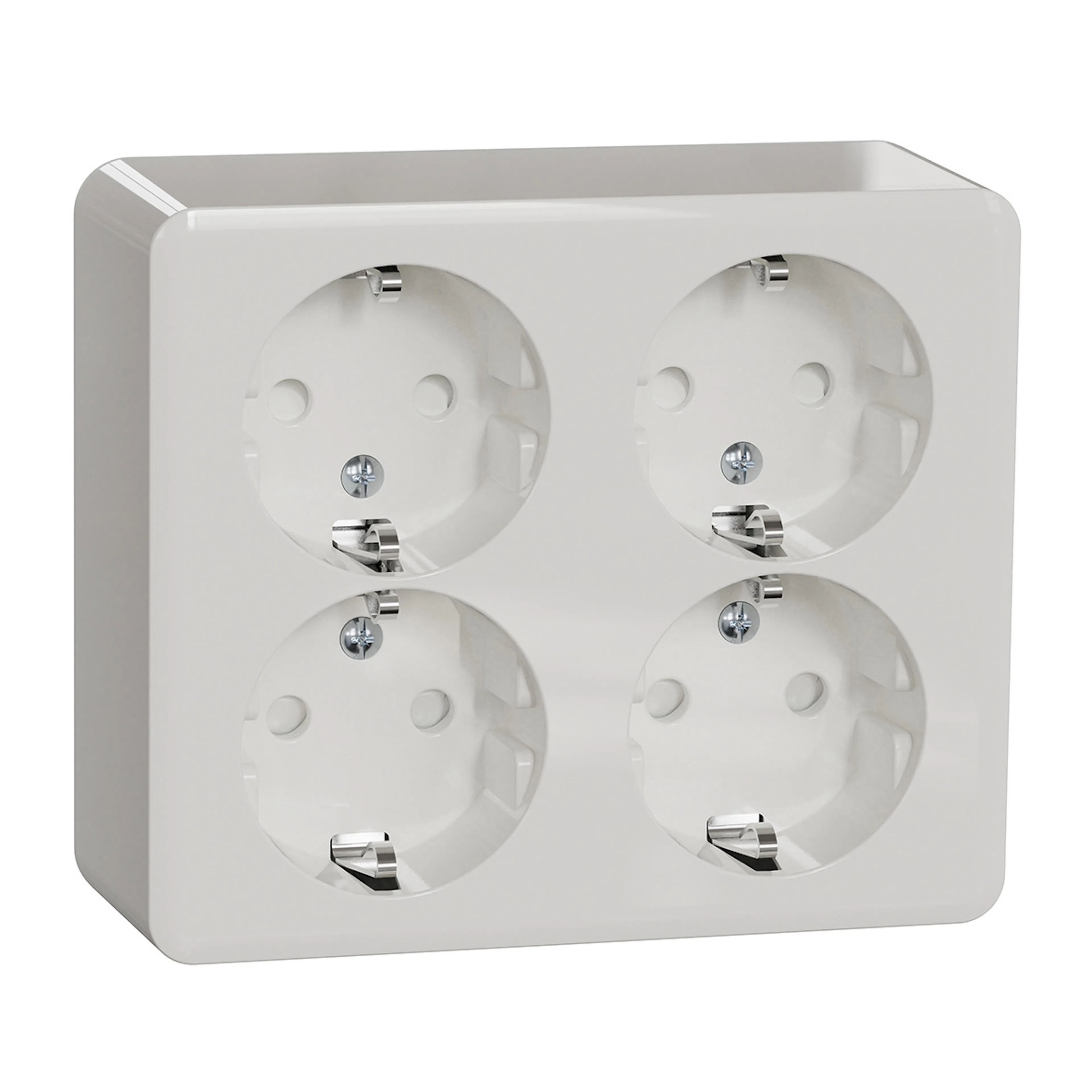 Stikkontakt Schneider Electric Exxact 4-Veis
