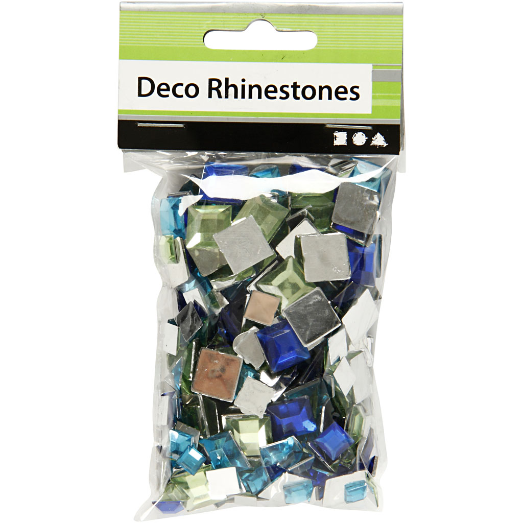 Rhinsten Creativ Company Firkantet Str 6+9+12 mm 360 St/1 Pk