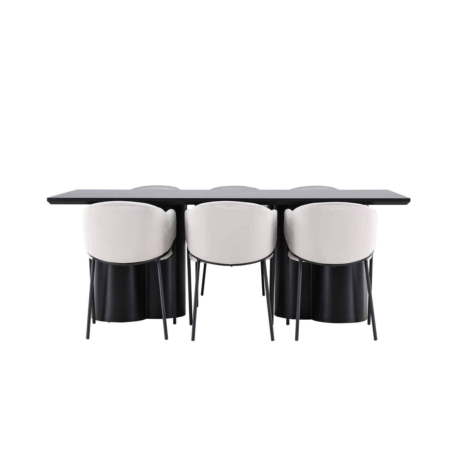 Spisegruppe Venture Home Olivia 210 med 6 stk Evelina Stoler