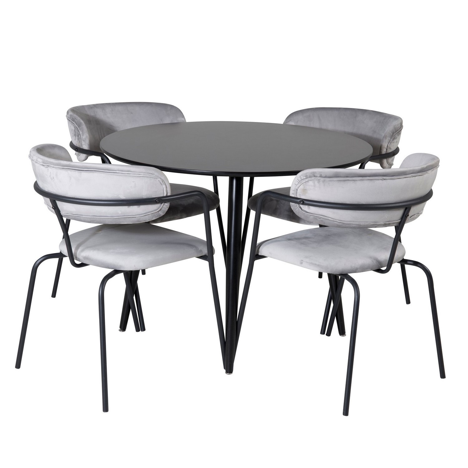 Spisegruppe Venture Home Plaza med 4stk Arrow Stoler