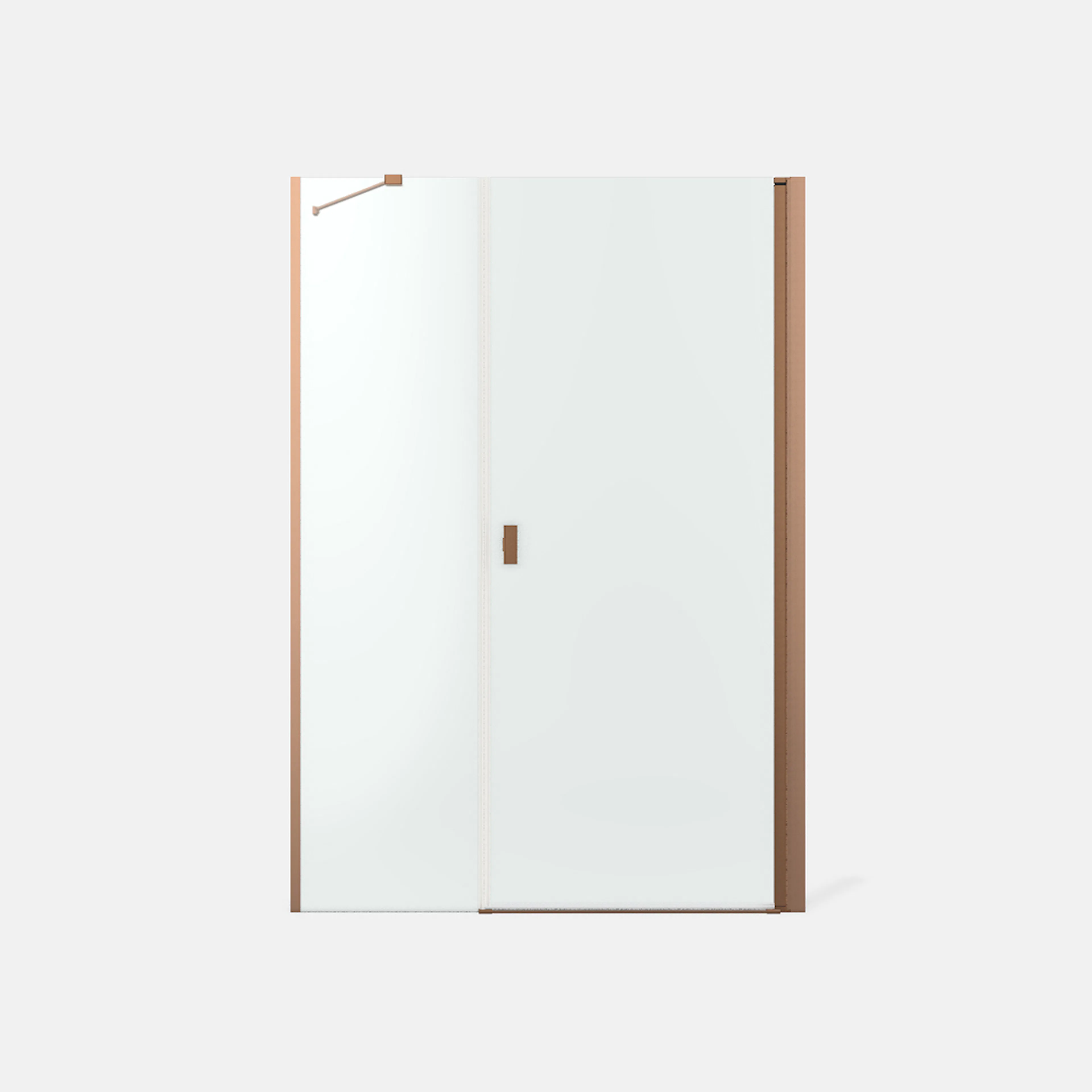 Dusjdør Strømberg Noma 45 med Sidepanel Nisje