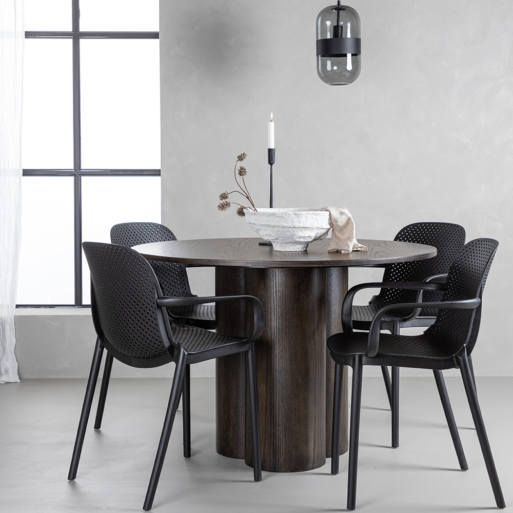 Spisegruppe Venture Home Olivia med 4 Baltimore Stoler