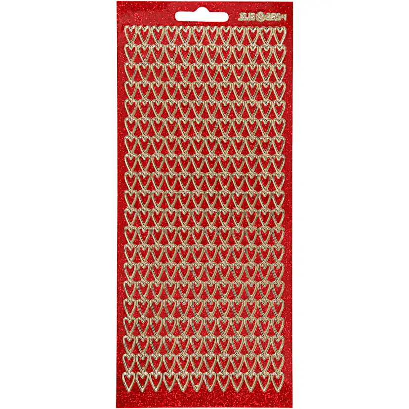 Klistremerker Creativ Company med Hjerter 10x23 cm