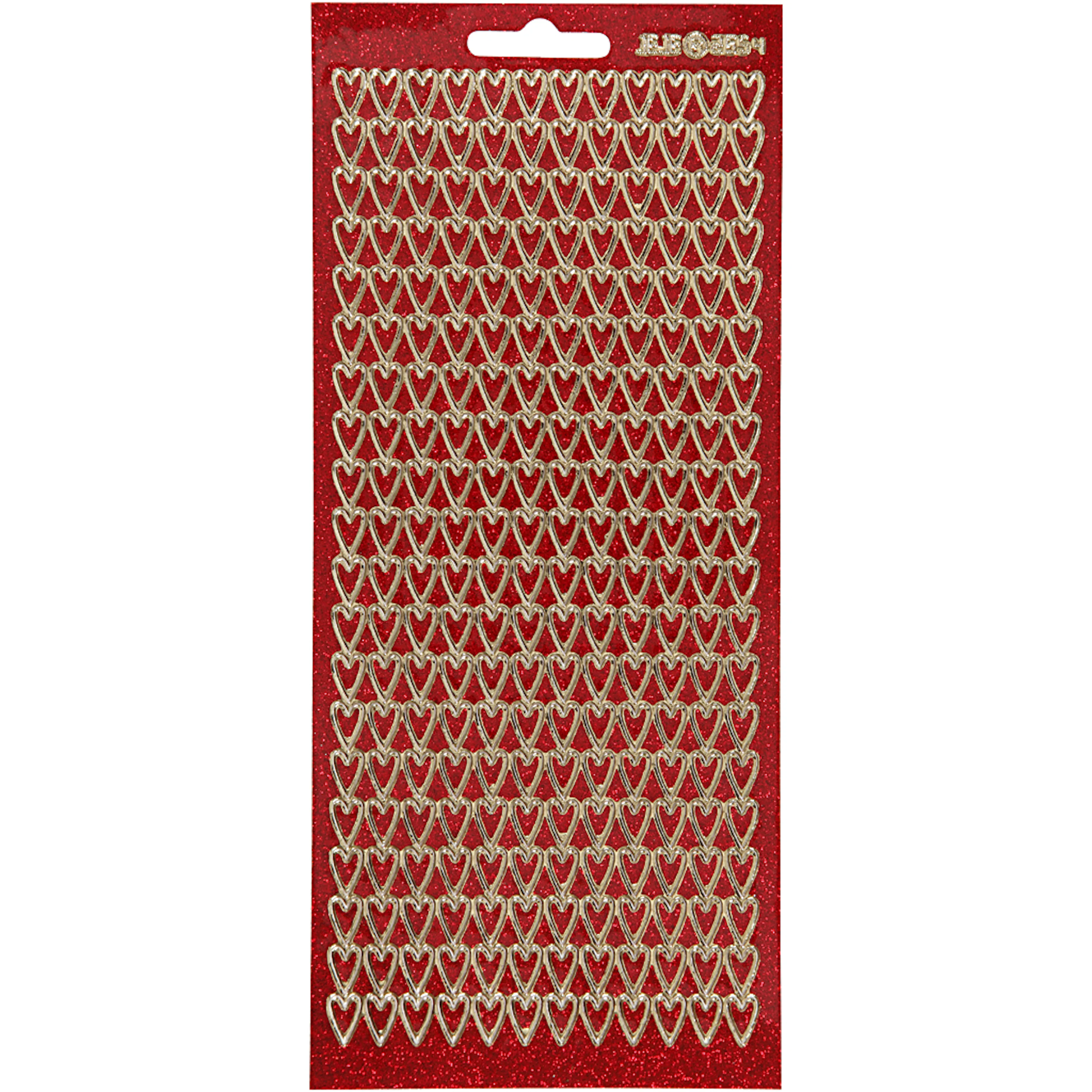 Klistremerker Creativ Company med Hjerter 10x23 cm