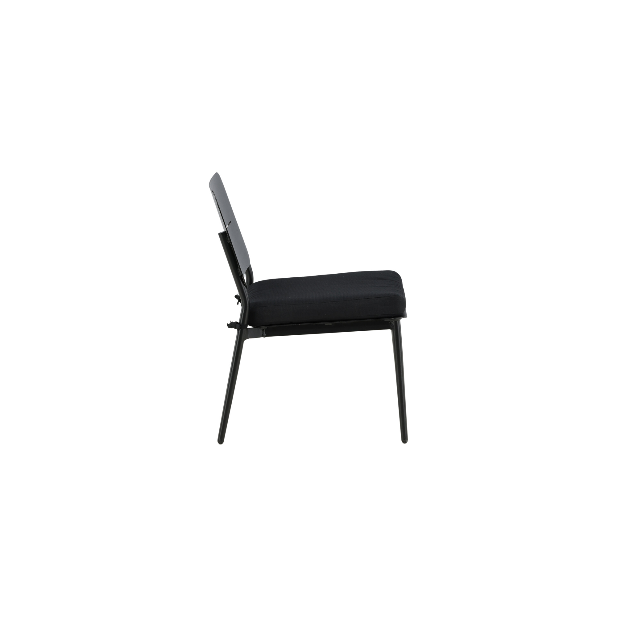 Lina lounge Chair - Black / Black Cushion Sort