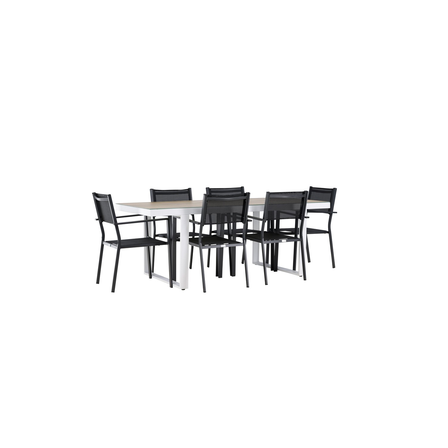 Hagegruppe Venture Home Merlo med 6 Copacabana Stoler